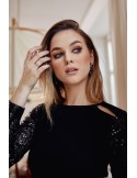 Rochie neagra eleganta mulata 0227 - Magazin online - Boutique